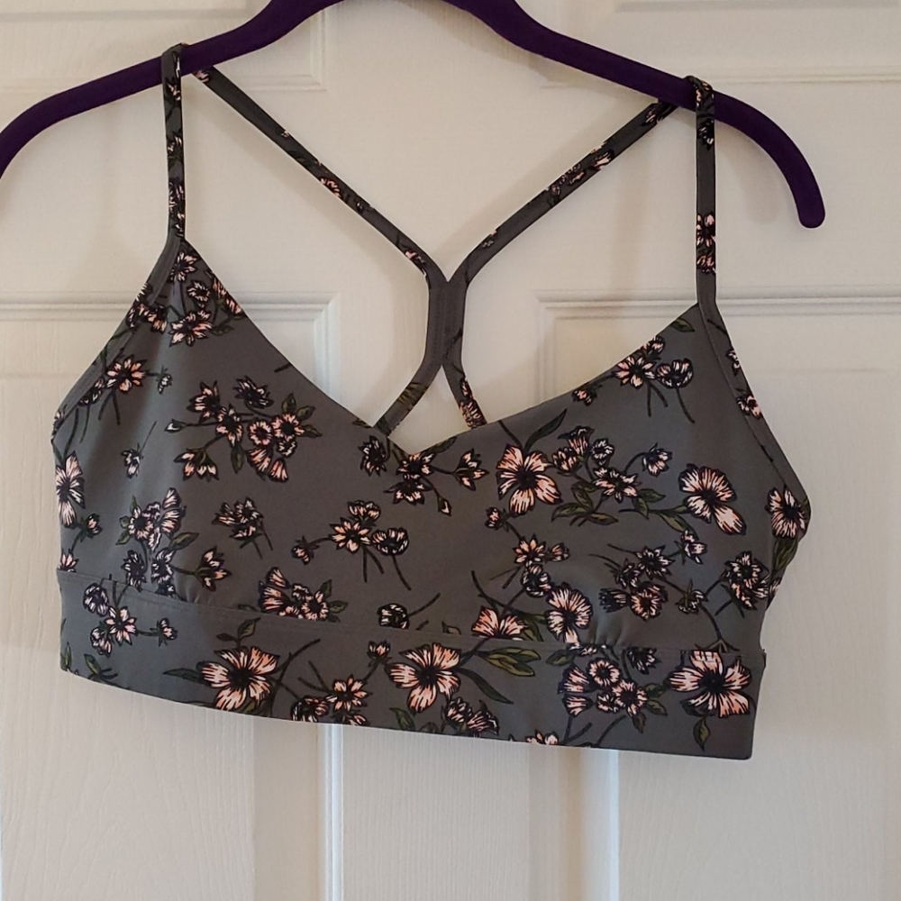 Askya floral sport bra